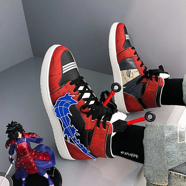 Anime Naruto Canvas Shoes Sasuke Men Vulcanized Shoes Kakashi Sneakers Gaara  Madara Pain Cosplay School  Outdoor Travel Shoes