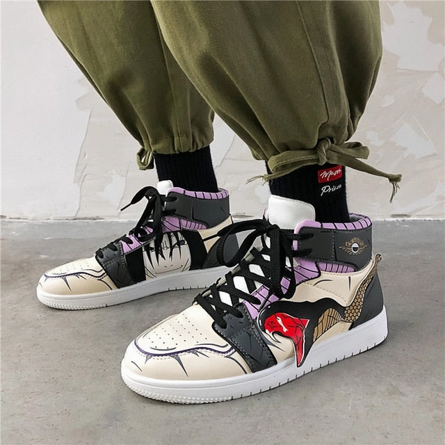 Anime Naruto Canvas Shoes Sasuke Men Vulcanized Shoes Kakashi Sneakers Gaara  Madara Pain Cosplay School  Outdoor Travel Shoes