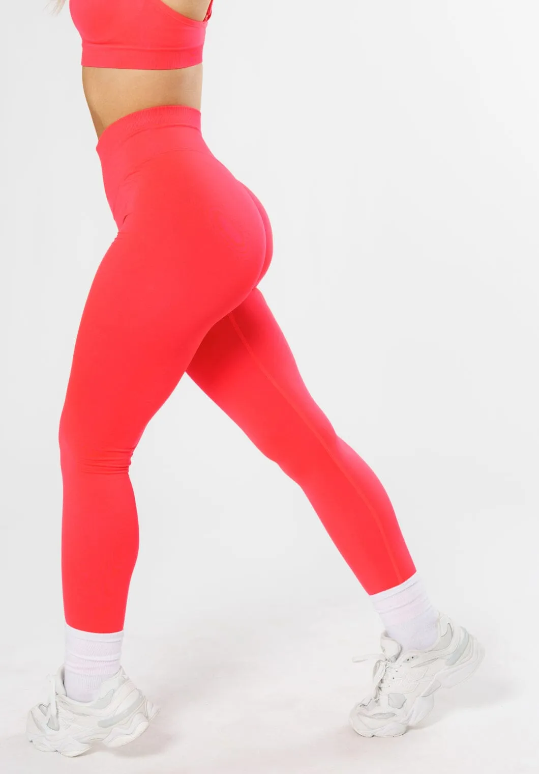 CurveFlex Hourglass Sculptseam? Plus Seamless Legging Hot Tropic