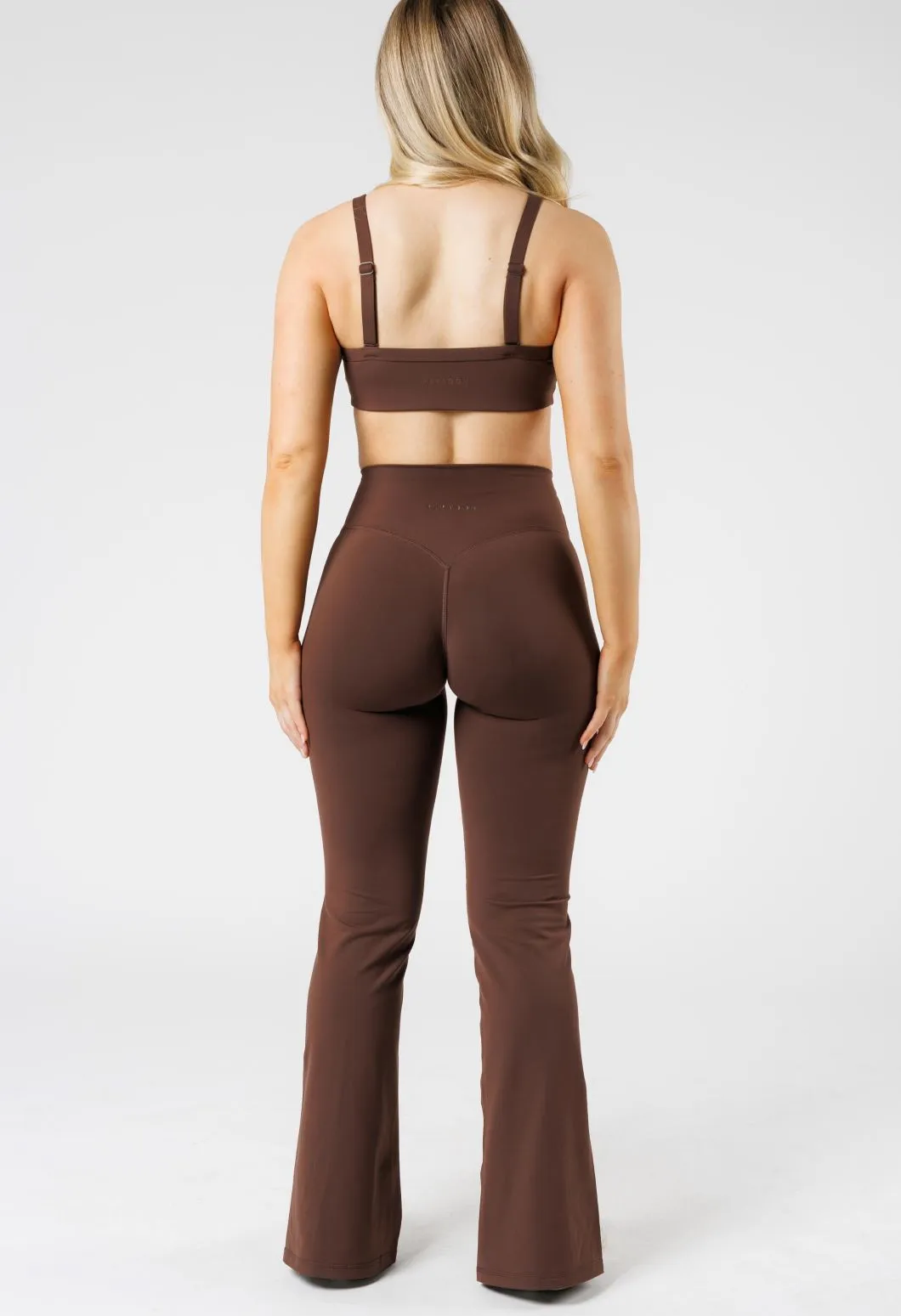 FormLux Front Slit Sculptseam? Plus Flare Legging 32" Earth