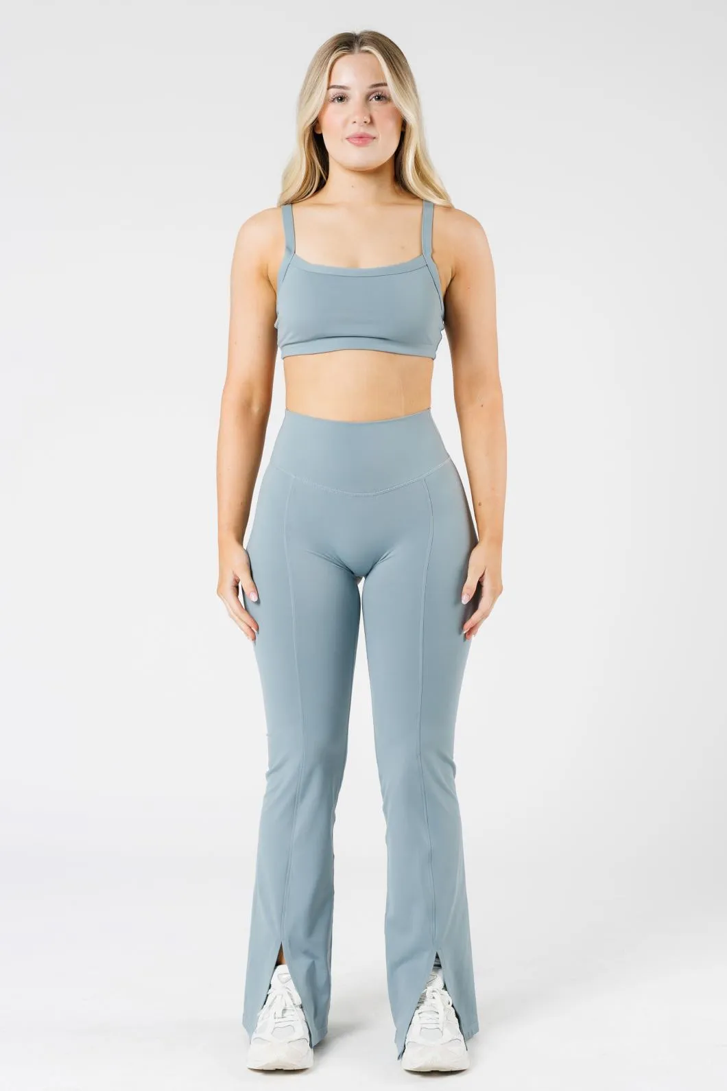 FormLux Front Slit Sculptseam? Plus Flare Legging 32" Mist