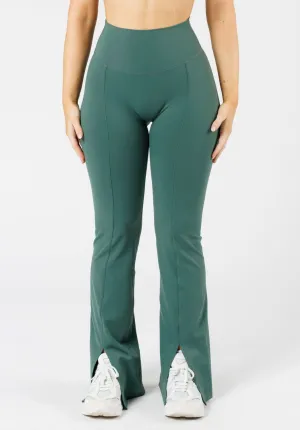 FormLux Front Slit Sculptseam? Plus Flare Legging 32" Pine