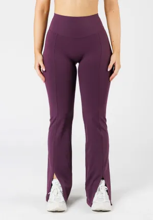 FormLux Front Slit Sculptseam? Plus Flare Legging 32" Wildberry