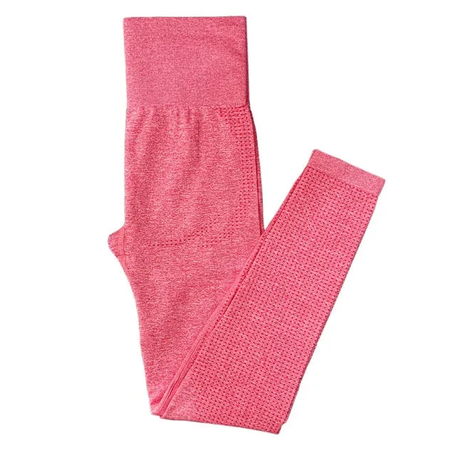 HIGH WAIST SEAMLESS LEGGINGS PUSH UP LEGGINGS SPORTS WOMEN FITNESS RUNNING YOGA PANTS ENERGY SEAMLESS LEGGINGS GYM GIRLS LEGGINS