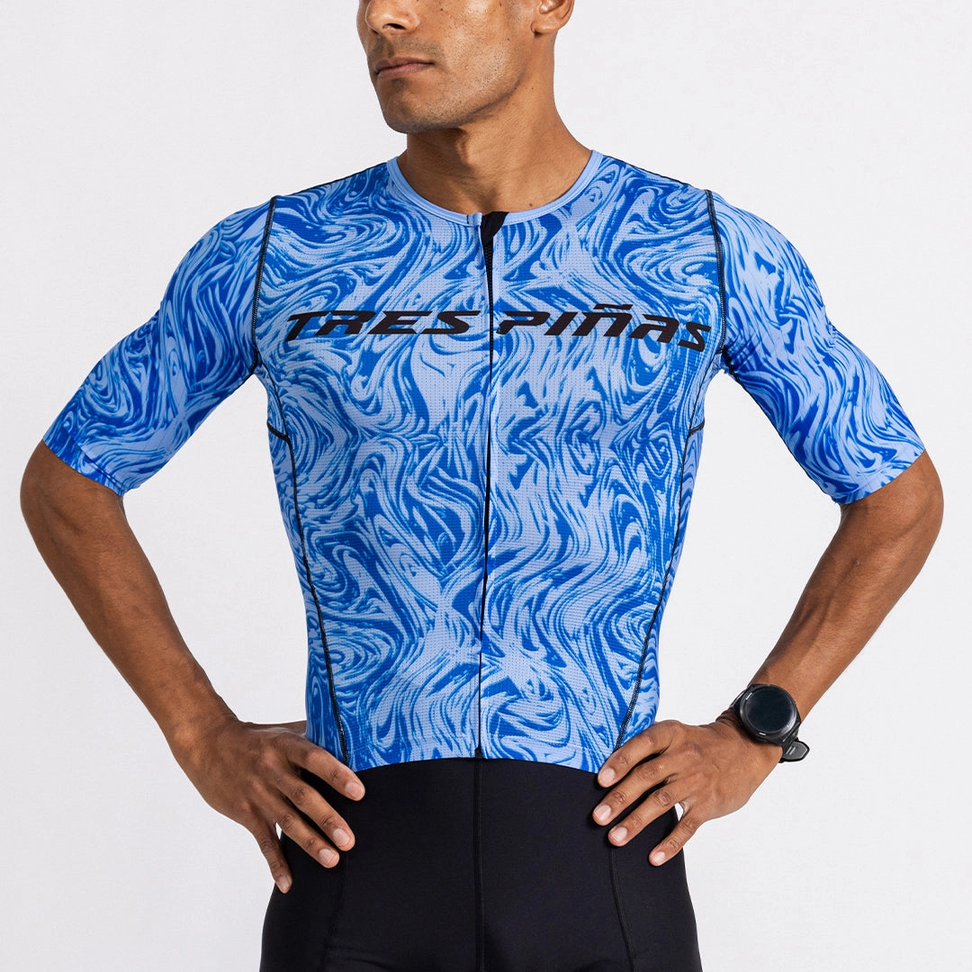 Men's Edge Tri Suit | Blue Surge