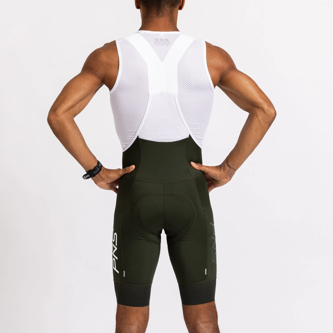 Men's Pro Bibs High Waist | Dark Green