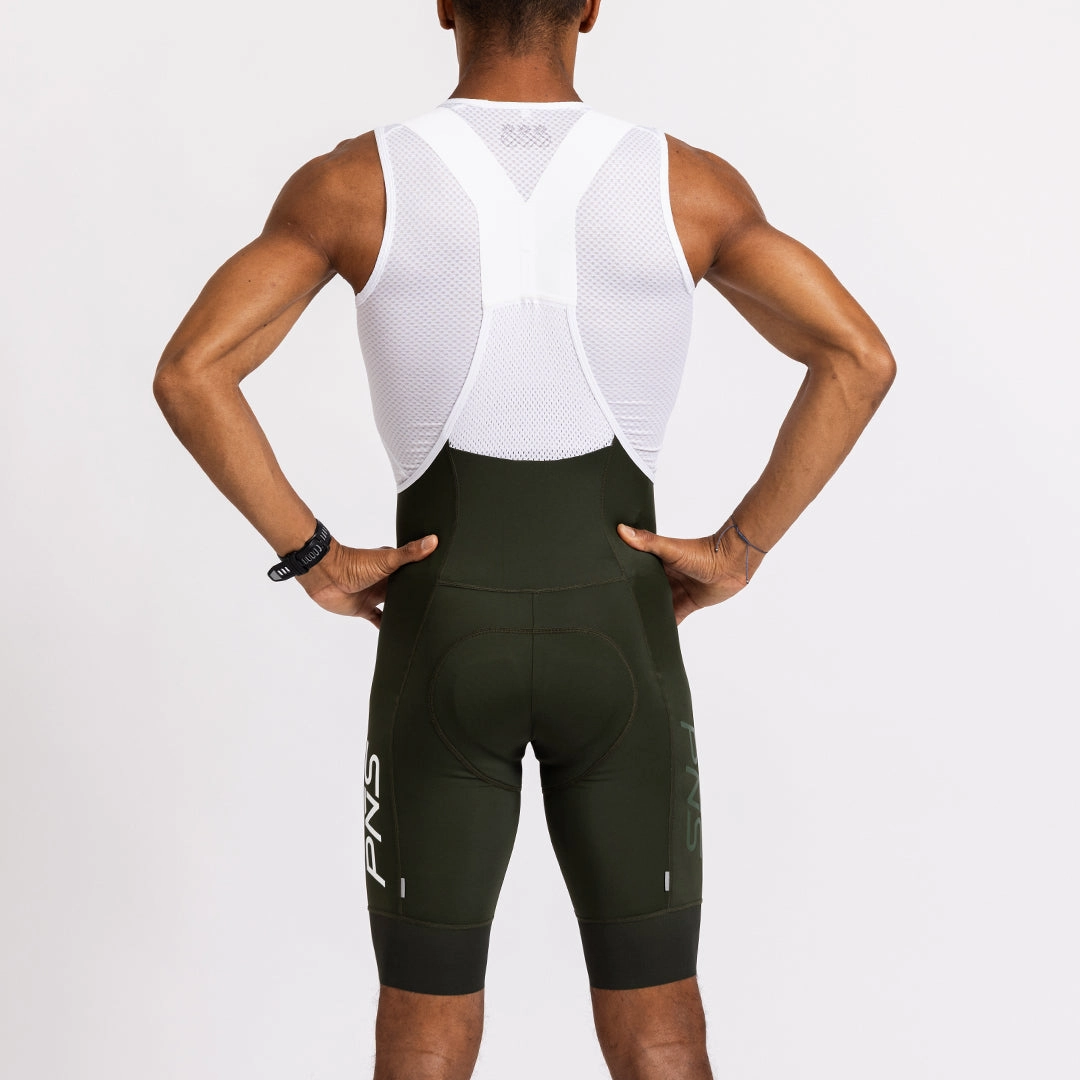 Men's Pro Bibs High Waist | Dark Green