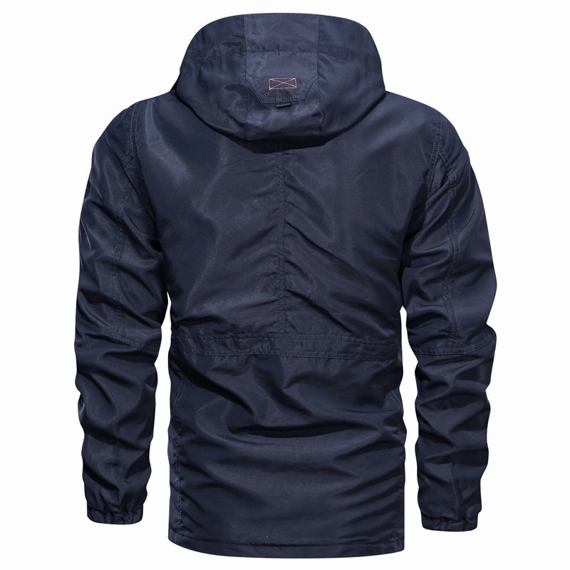 MEN TACTICAL AUTUMN QUICK DRY MILITARY WATERPROOF CASUAL ZIPPER MALE AMY COAT WINDBREAKER JACKET