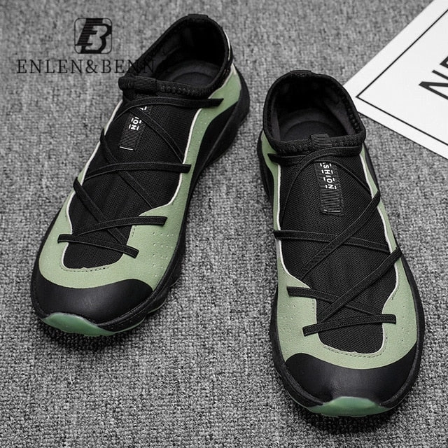 New Casual Running Shoes Men Lightweight Lace Up Men Sneakers Breathable Mesh Adult Footwear Sport Male Shoes Comfort Non Slip
