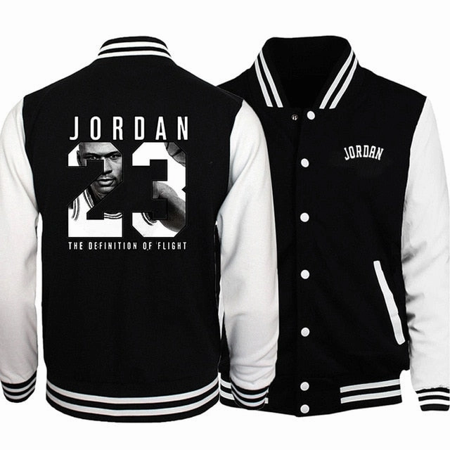 NEW UNIFORM COAT SPORTSWEAR STREETWEAR CASUAL TRACKSUIT  BOMBER JACKET BULLS 23 # BASEBALL JACKET
