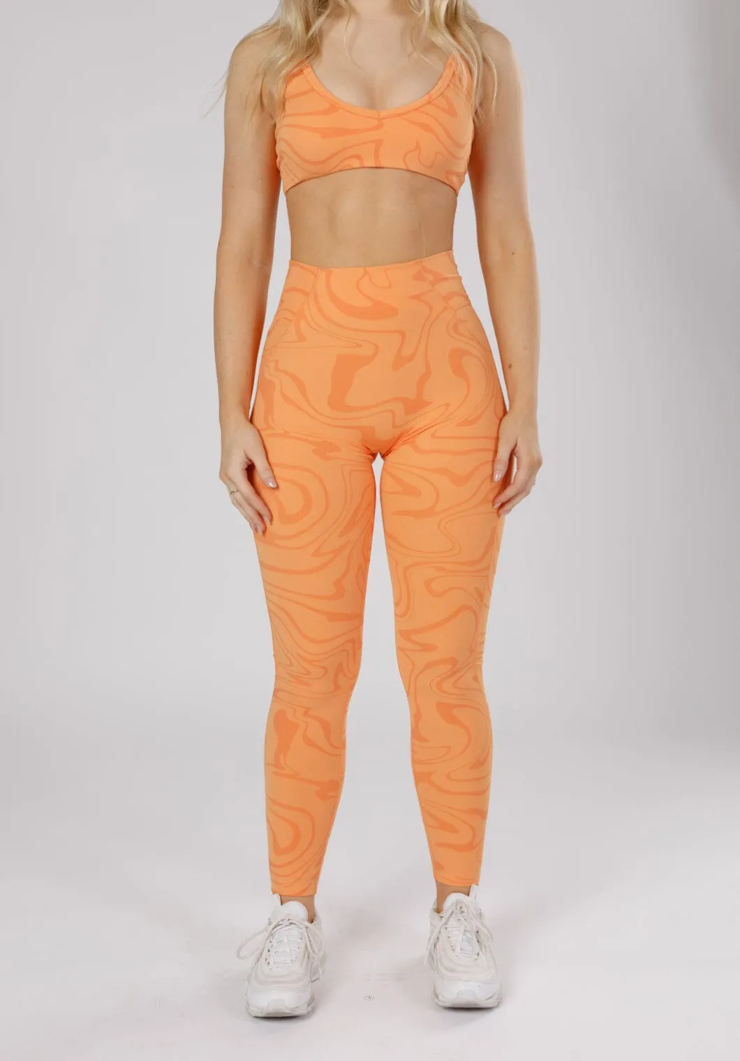 RecStretch? DesB High Flow Sculptseam? Plus Legging Creamsicle