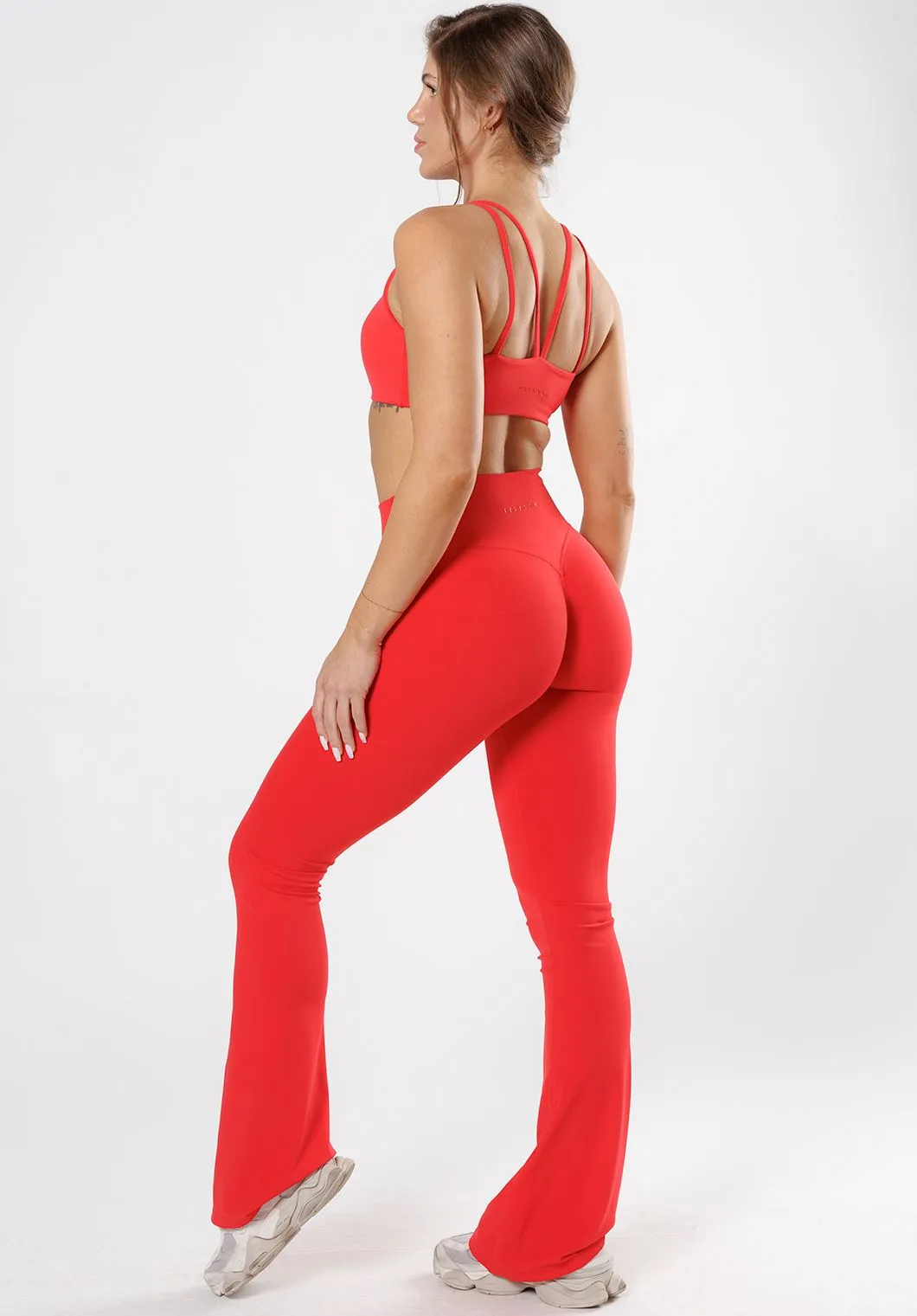 RecStretch Original Sculptseam? Plus Essential Flare Legging 34" Fire Sign