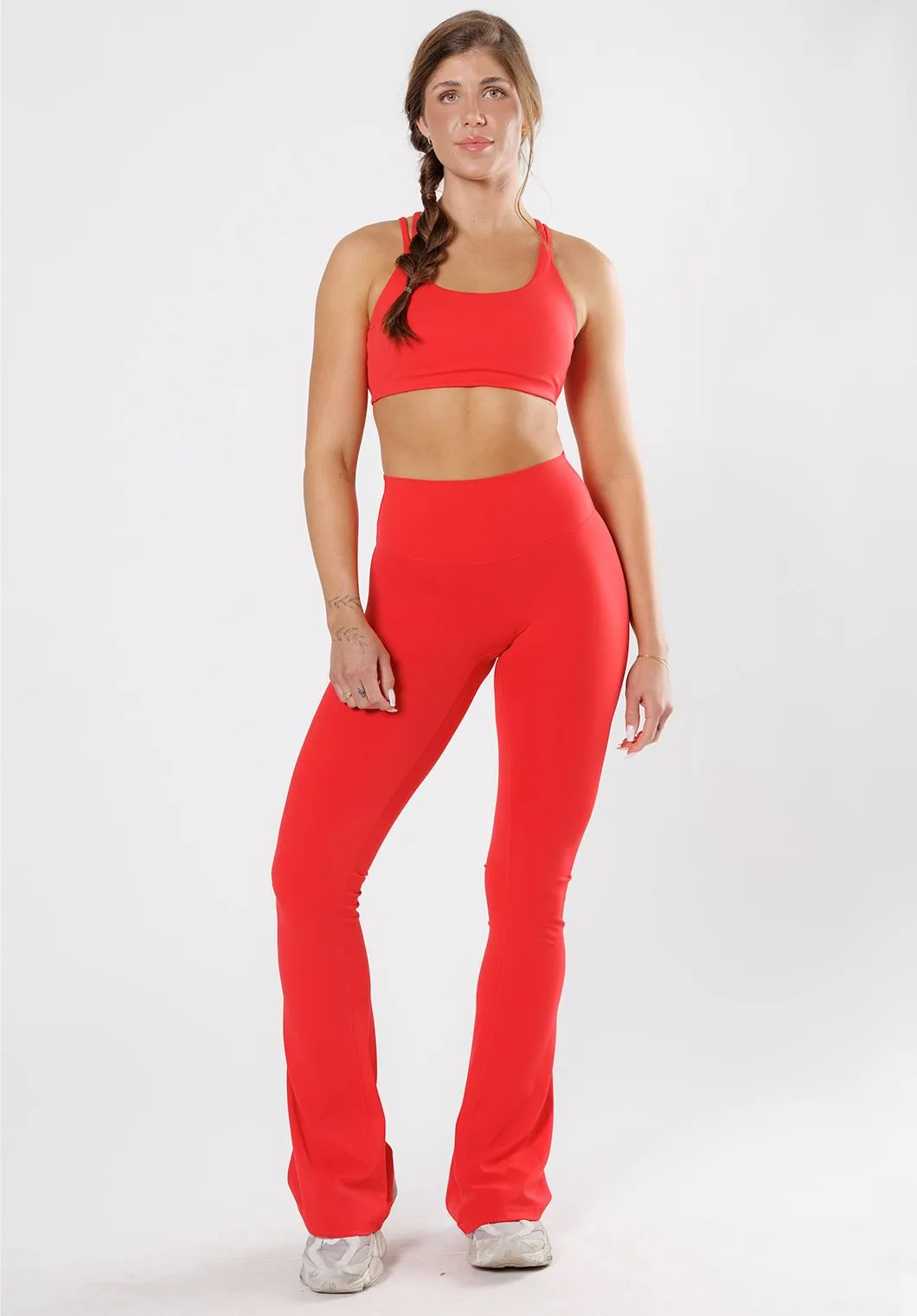 RecStretch Original Sculptseam? Plus Essential Flare Legging 34" Fire Sign