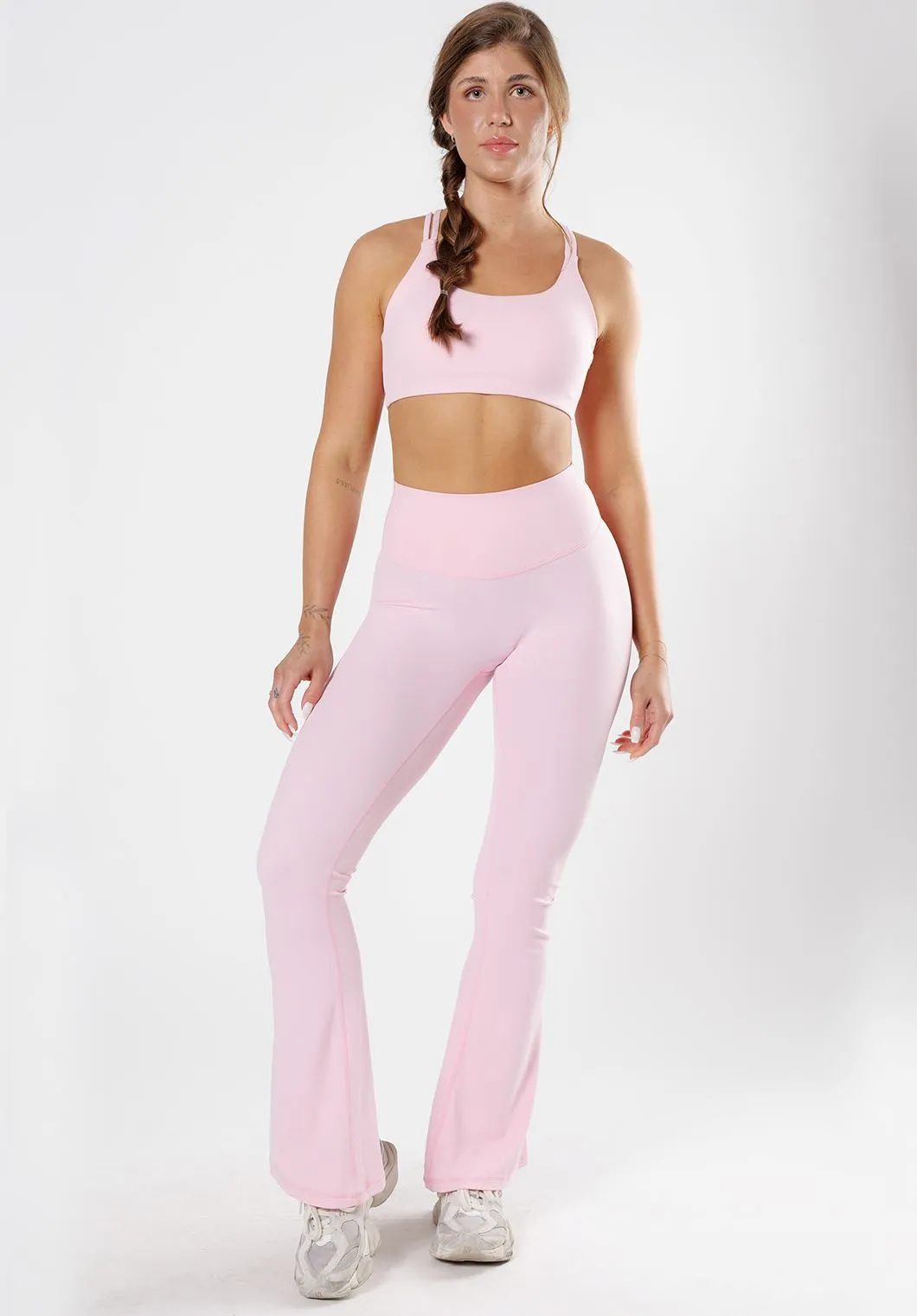RecStretch Original Sculptseam? Plus Essential Flare Legging 34" Pink Opal