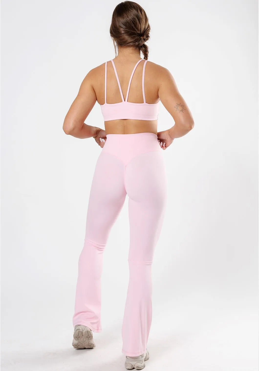 RecStretch Original Sculptseam? Plus Essential Flare Legging 34" Pink Opal