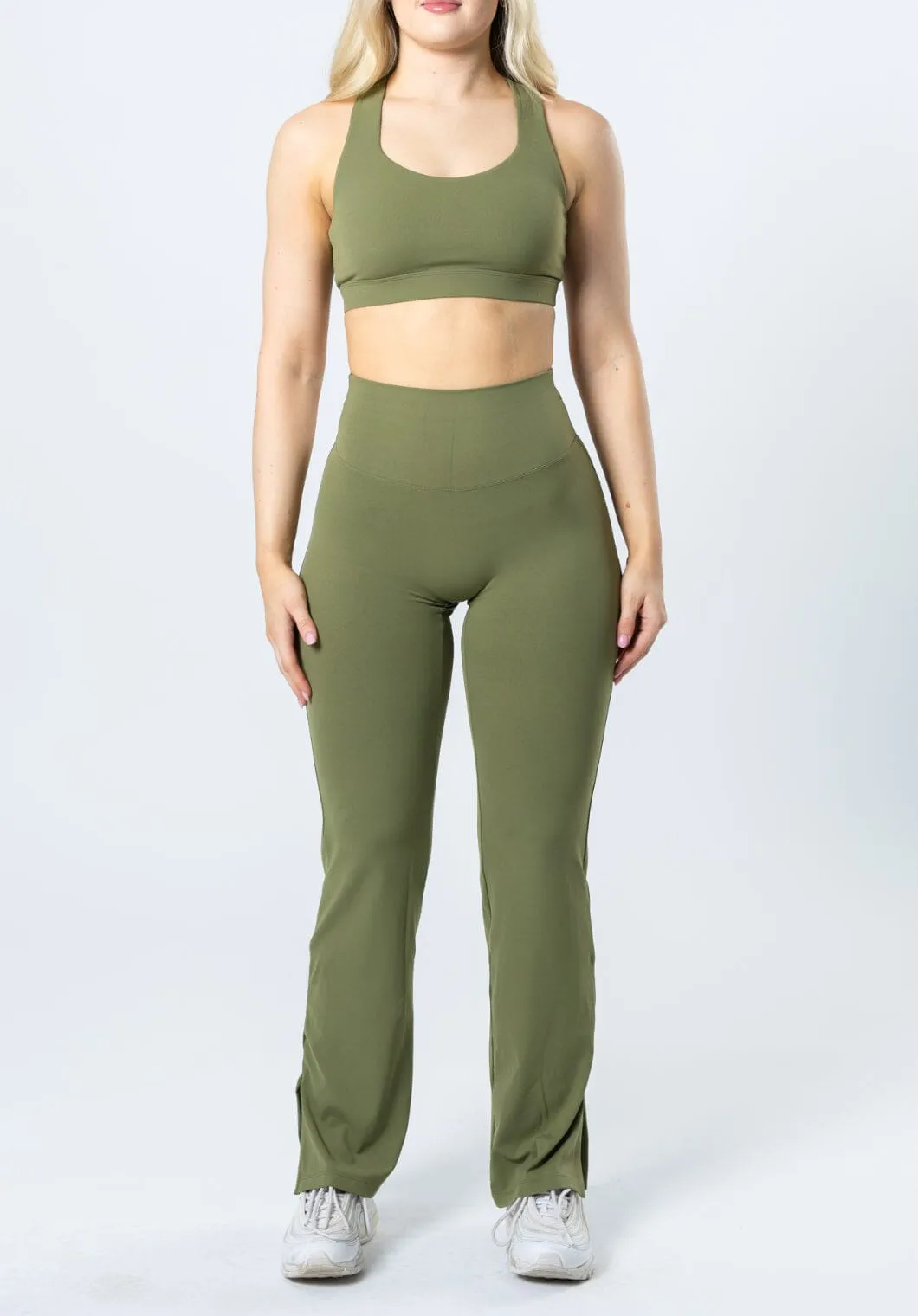 RecStretch Original Sculptseam? Plus Flare Legging 31" Olive