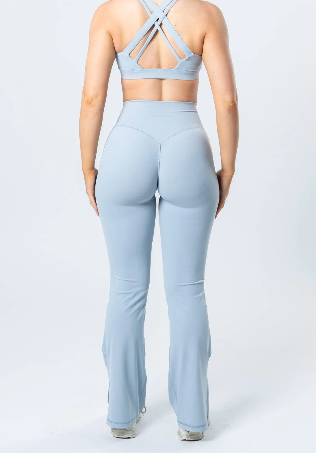 RecStretch Original Sculptseam? Plus Flare Legging 31" Pearl Blue