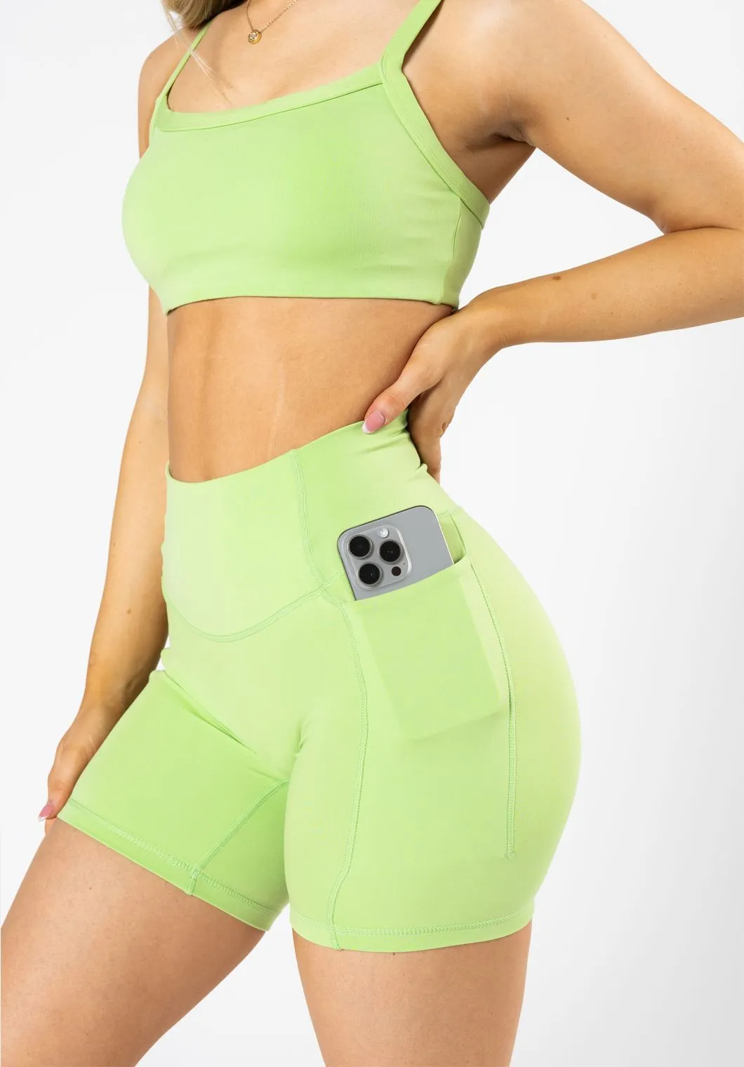 Reluna? Empower Sculptseam? Pocket Short 6?? Lime