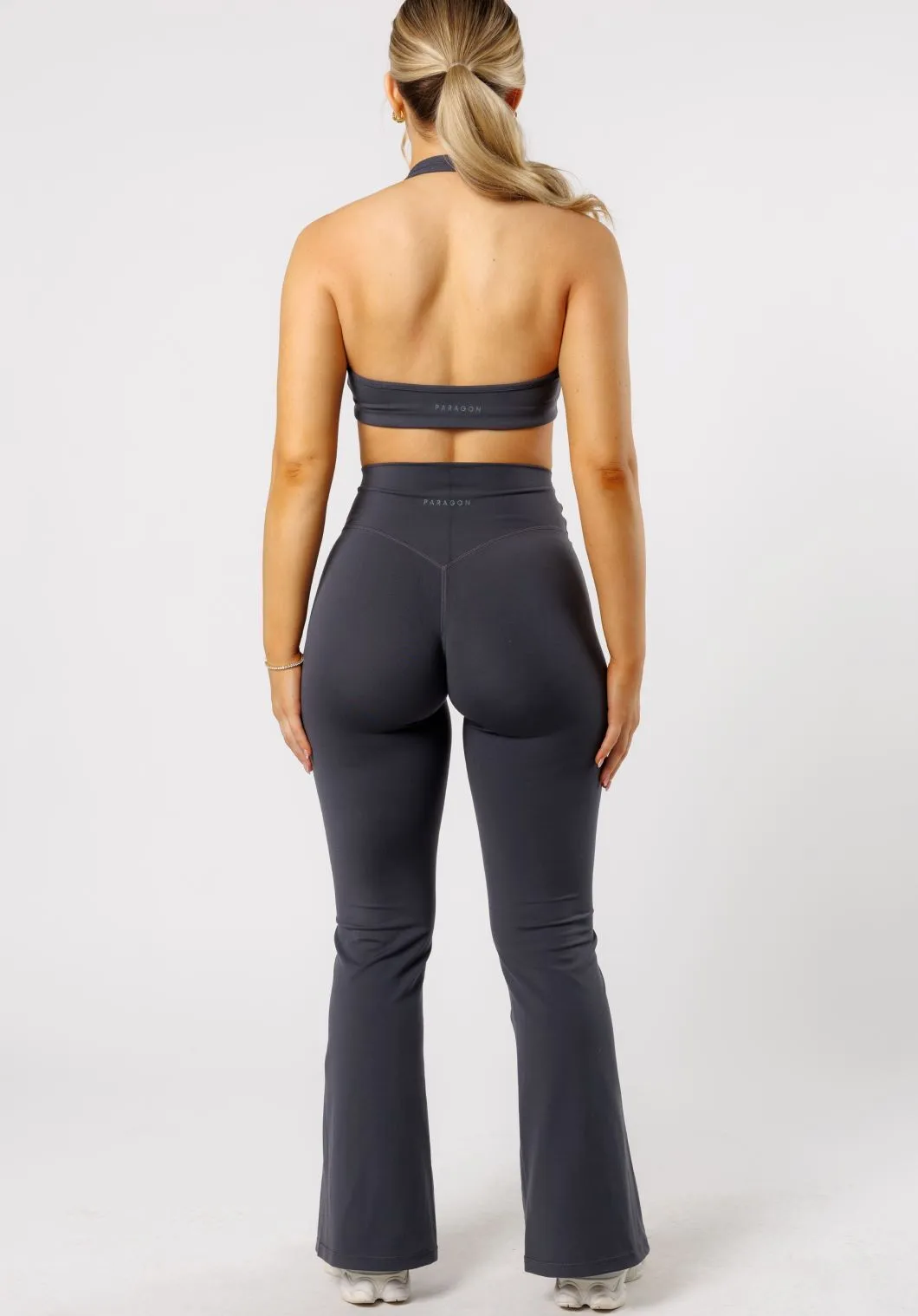 Reluna? Front Slit Sculptseam? Flare Leggings 31" Phantom