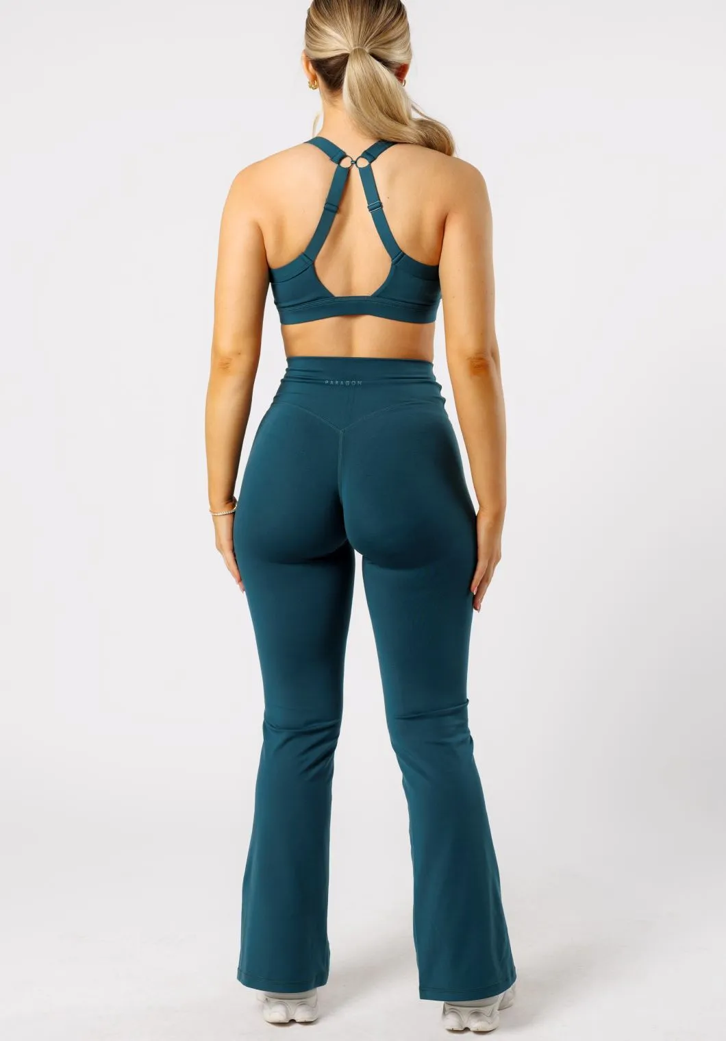 Reluna? Front Slit Sculptseam? Flare Leggings 31" Serpentine