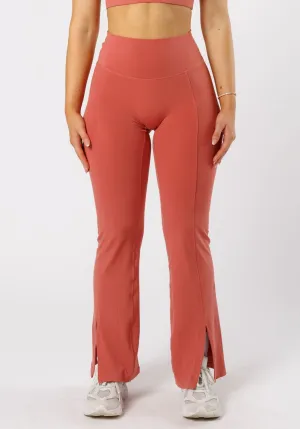 Reluna? Front Slit Sculptseam? Flare Leggings 31" Terra
