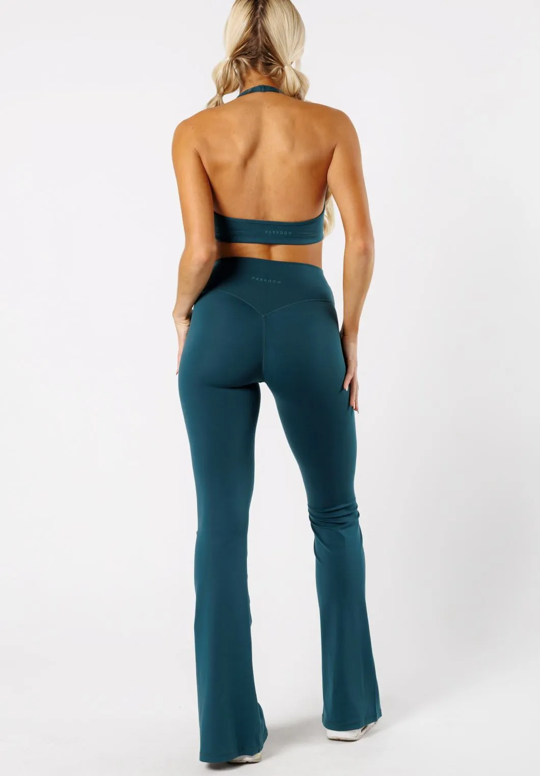 Reluna? Front Slit Sculptseam? Flare Leggings 34" Serpentine