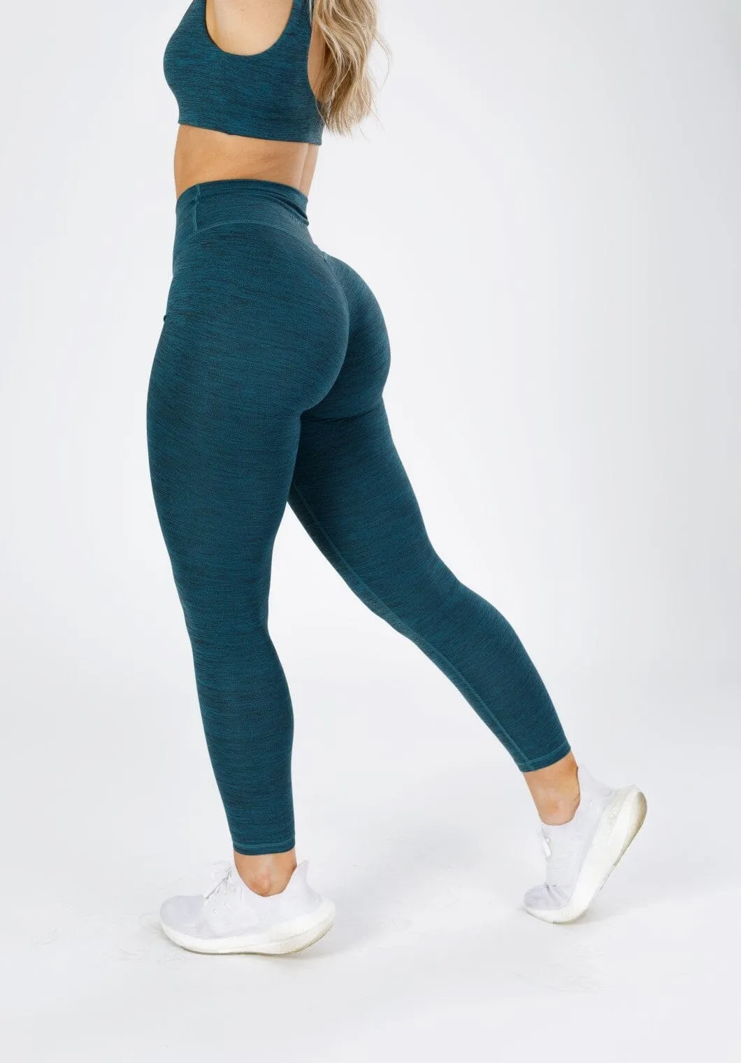 Reluna Spacedye Original Sculptseam? Legging Green Static