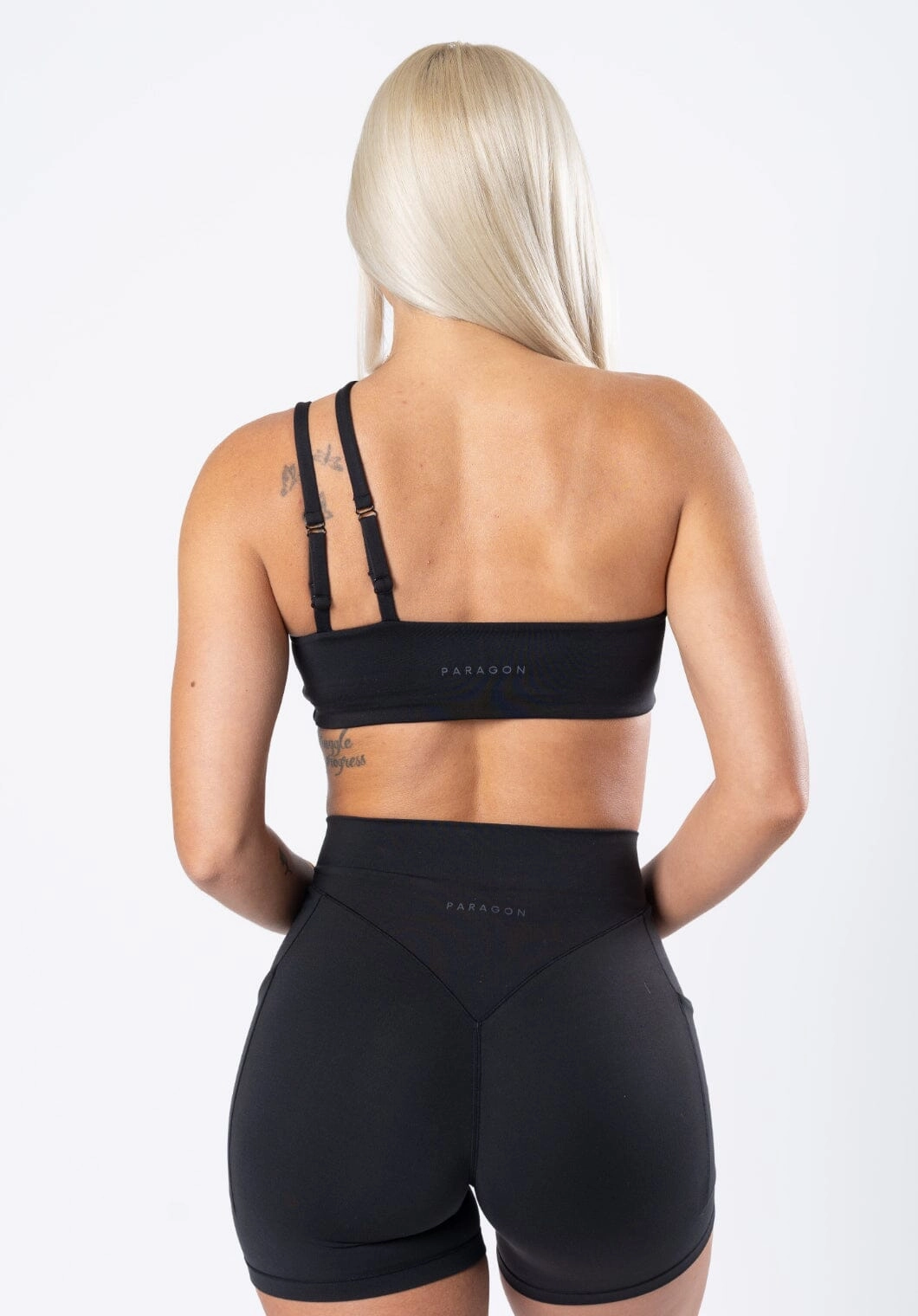 Reluna Asymmetrical Bra Black