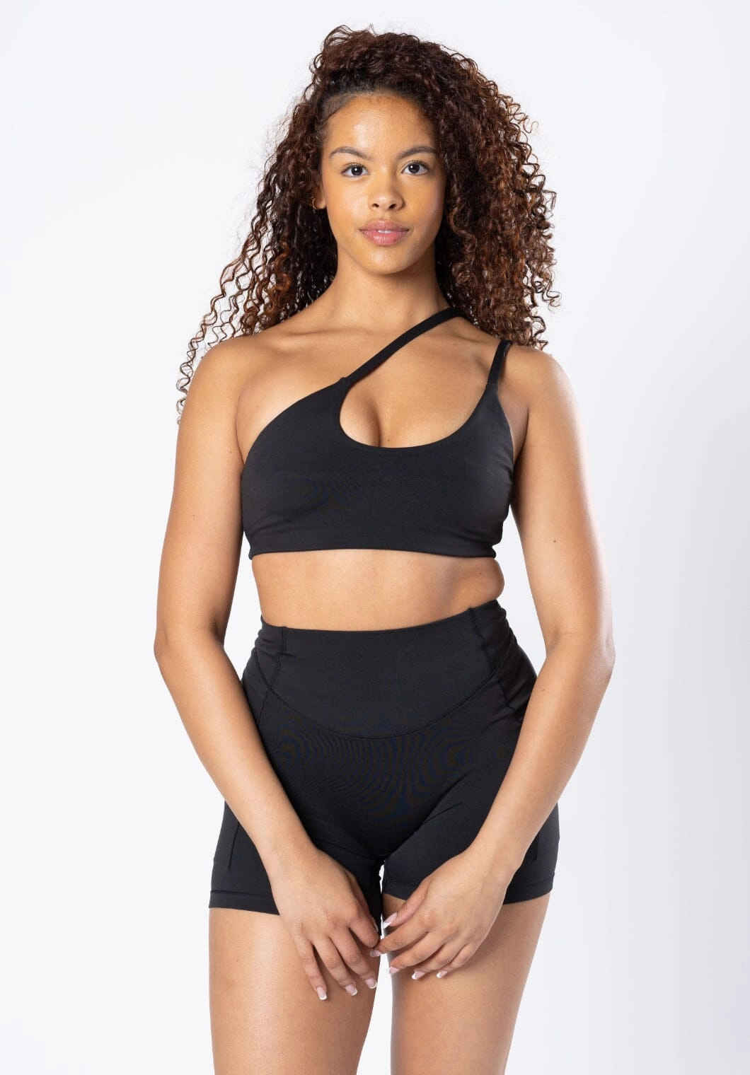 Reluna Asymmetrical Bra Black