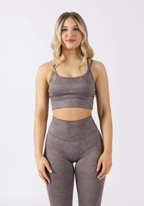 Reluna? Double Strap Bra Gunmetal