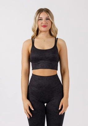 Reluna? Double Strap Bra Obsidian