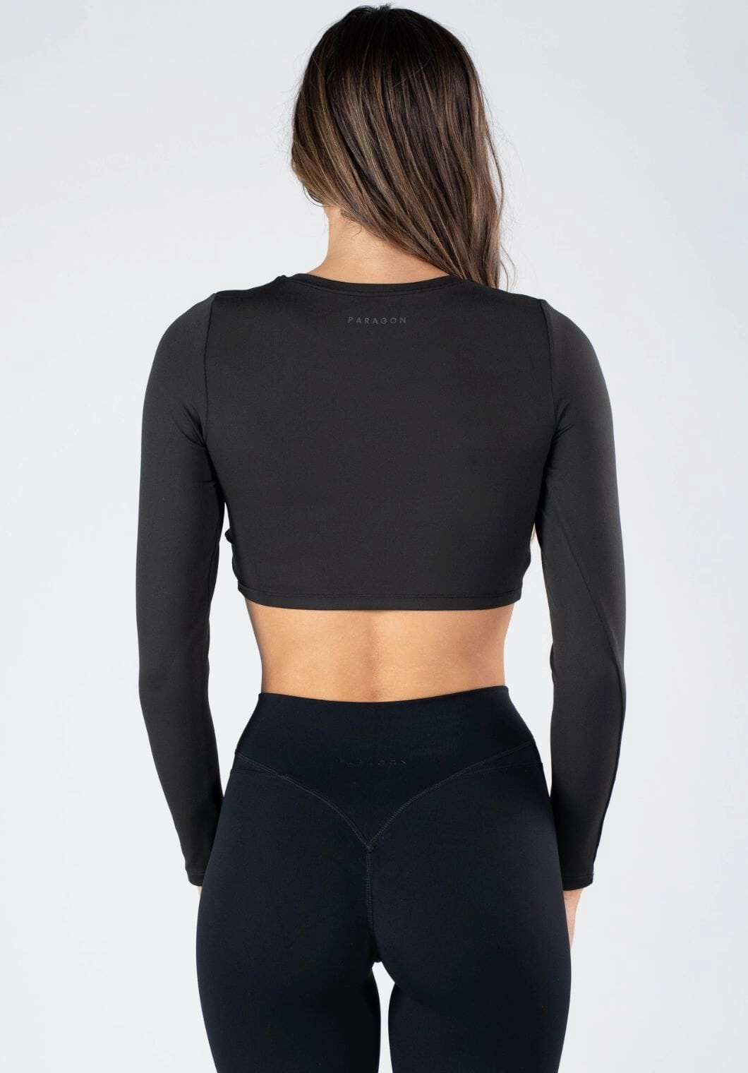 Reluna? Long Sleeve Crop Black