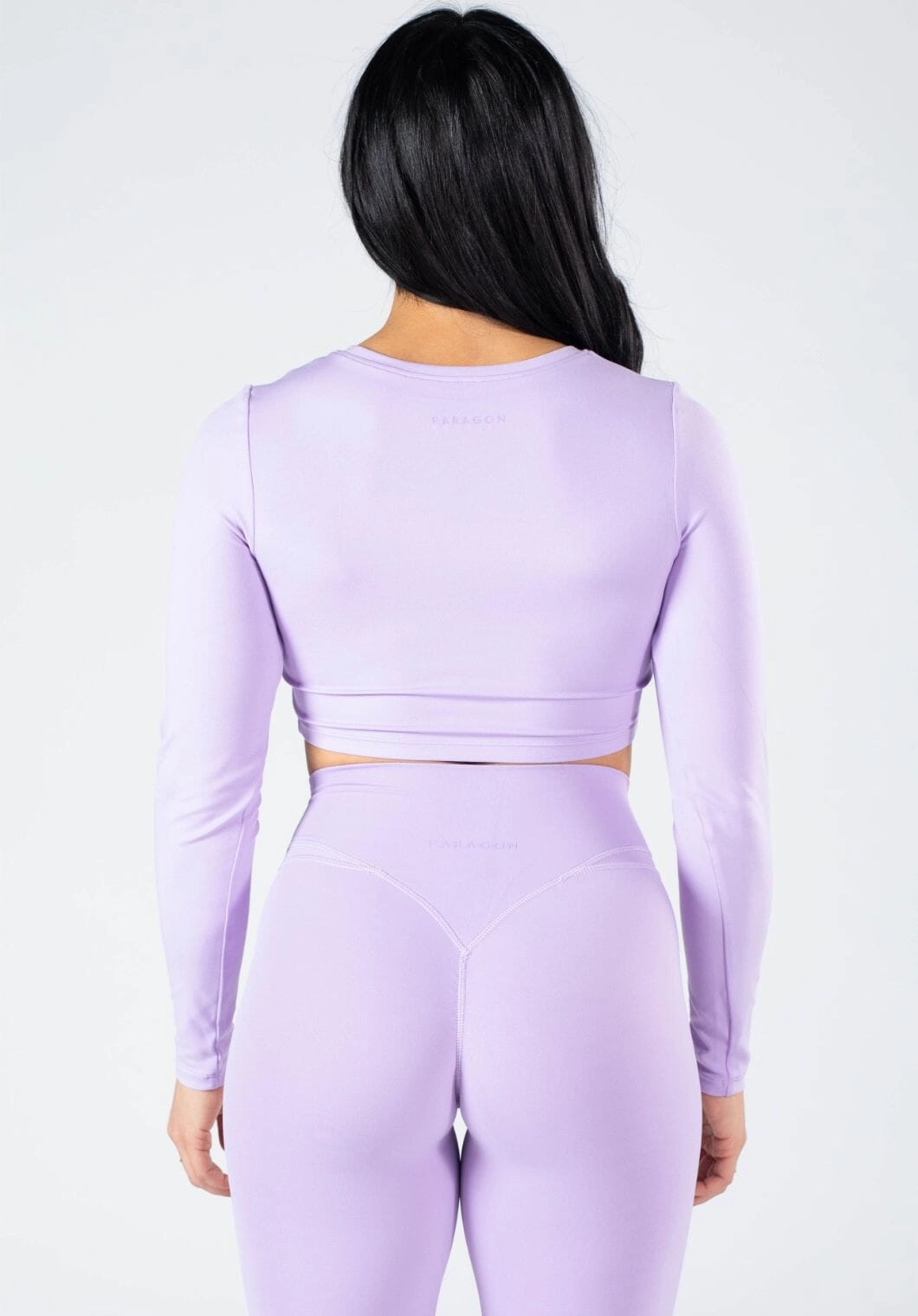 Reluna? Long Sleeve Crop Violet Sky