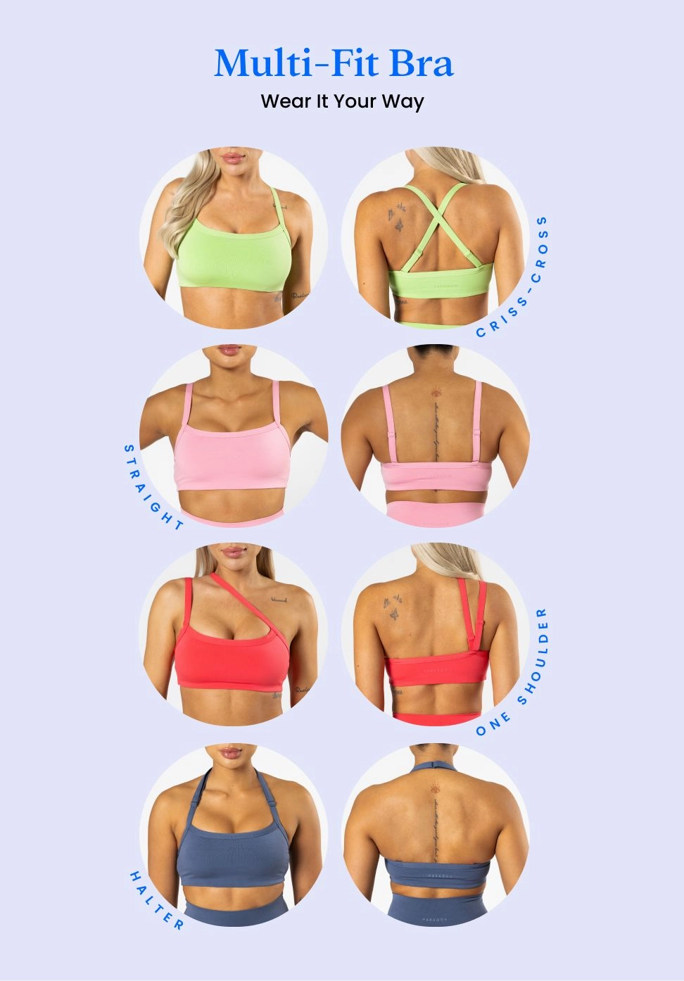 Reluna? Multi-Fit Bra Lime