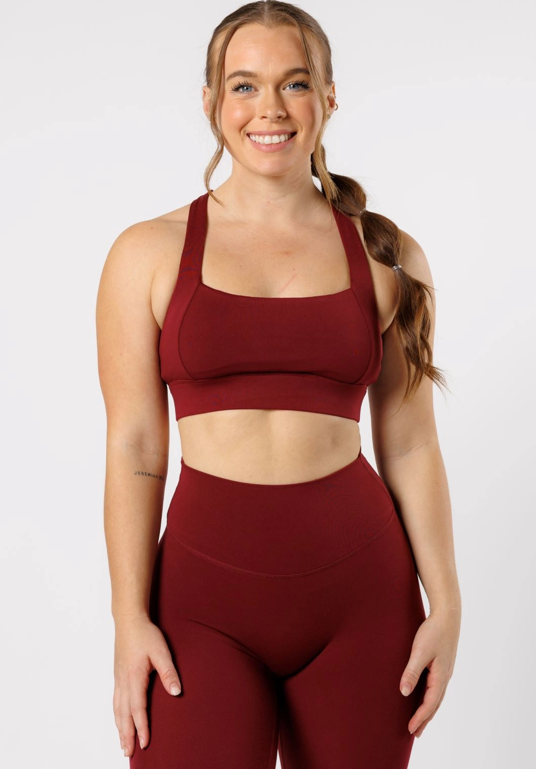 Reluna? Refined Square Bra Red Velvet