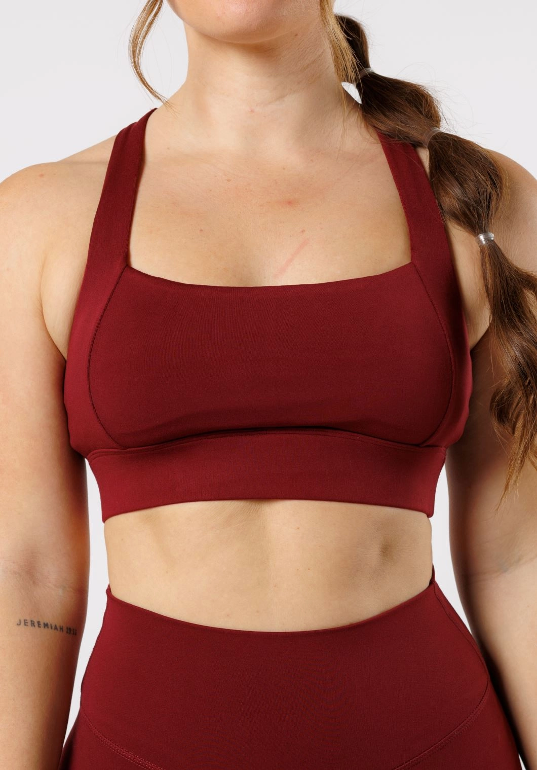 Reluna? Refined Square Bra Red Velvet
