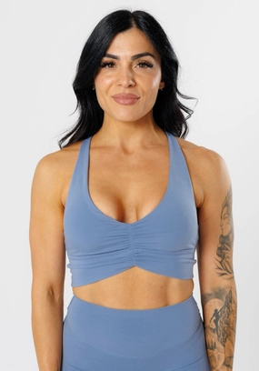 Reluna Ruched Bra Blue Bird