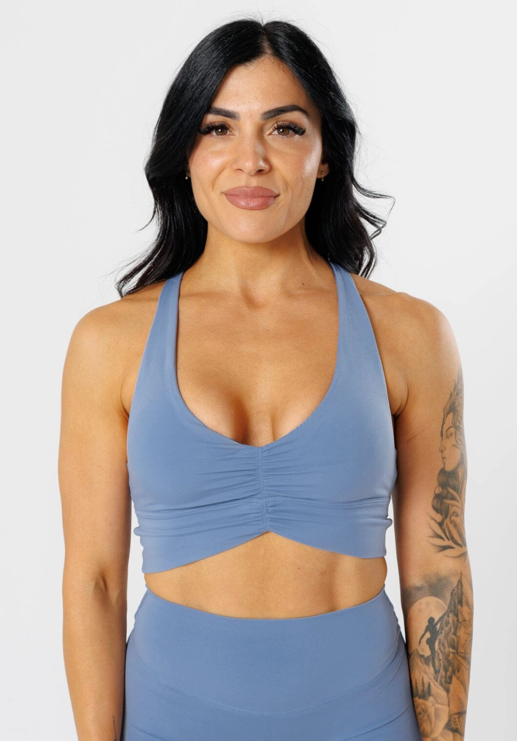 Reluna Ruched Bra Blue Bird
