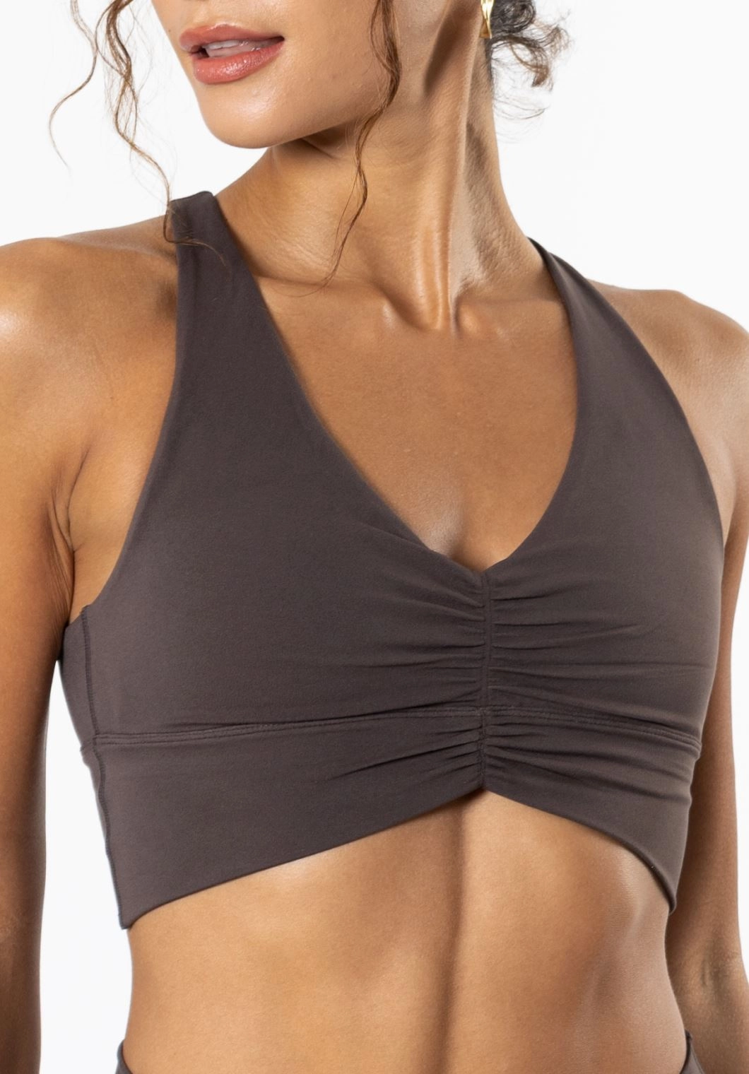 Reluna Ruched Bra Espresso
