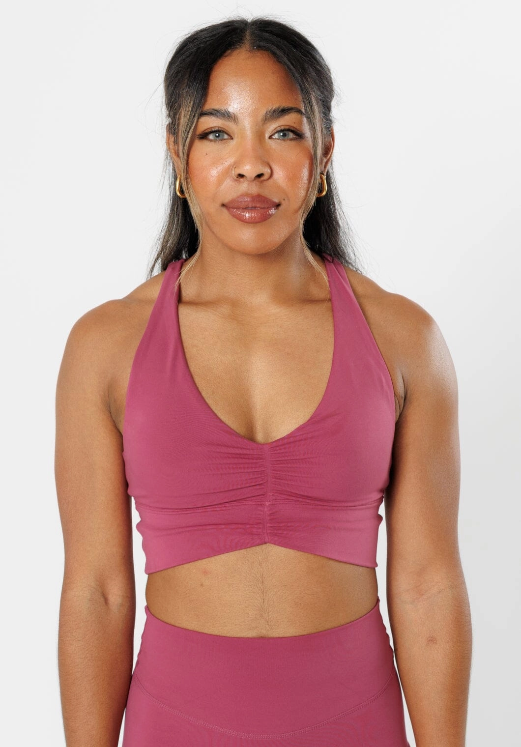 Reluna Ruched Bra Raspberry