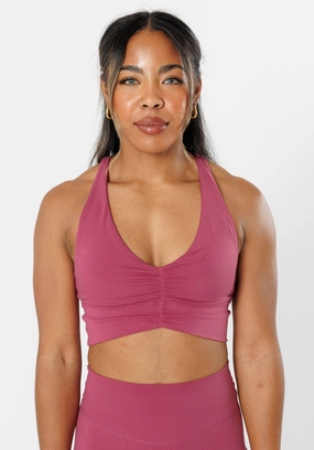 Reluna Ruched Bra Raspberry