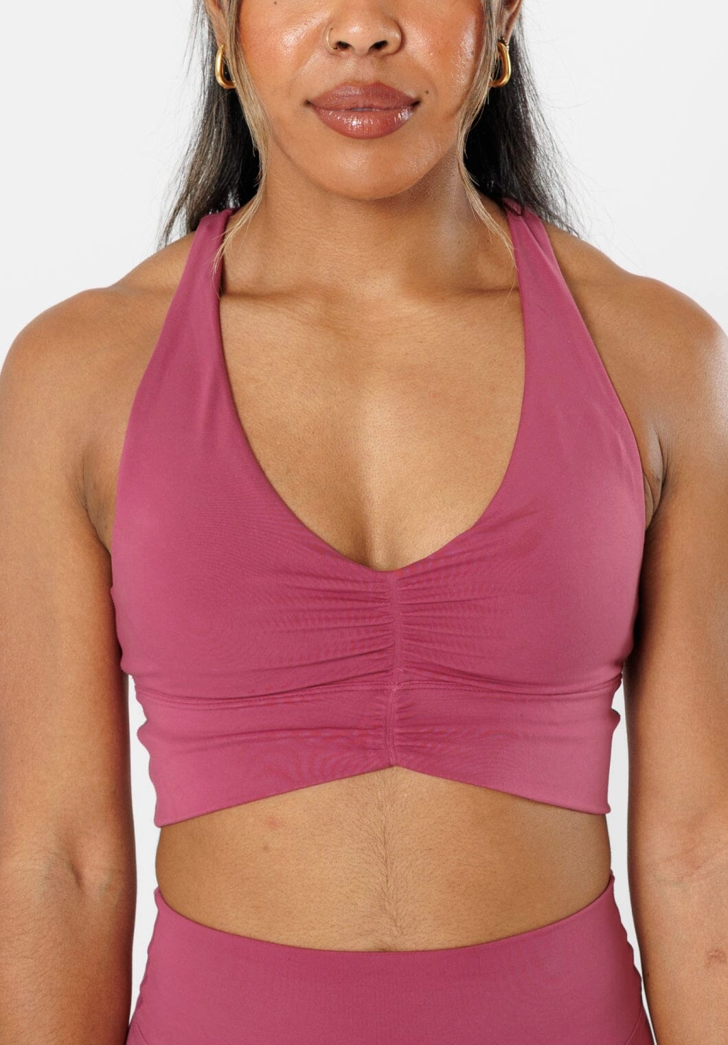 Reluna Ruched Bra Raspberry