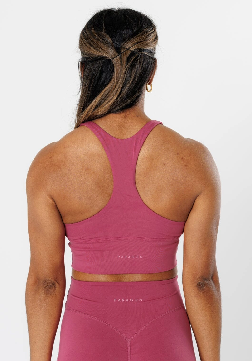 Reluna Ruched Bra Raspberry