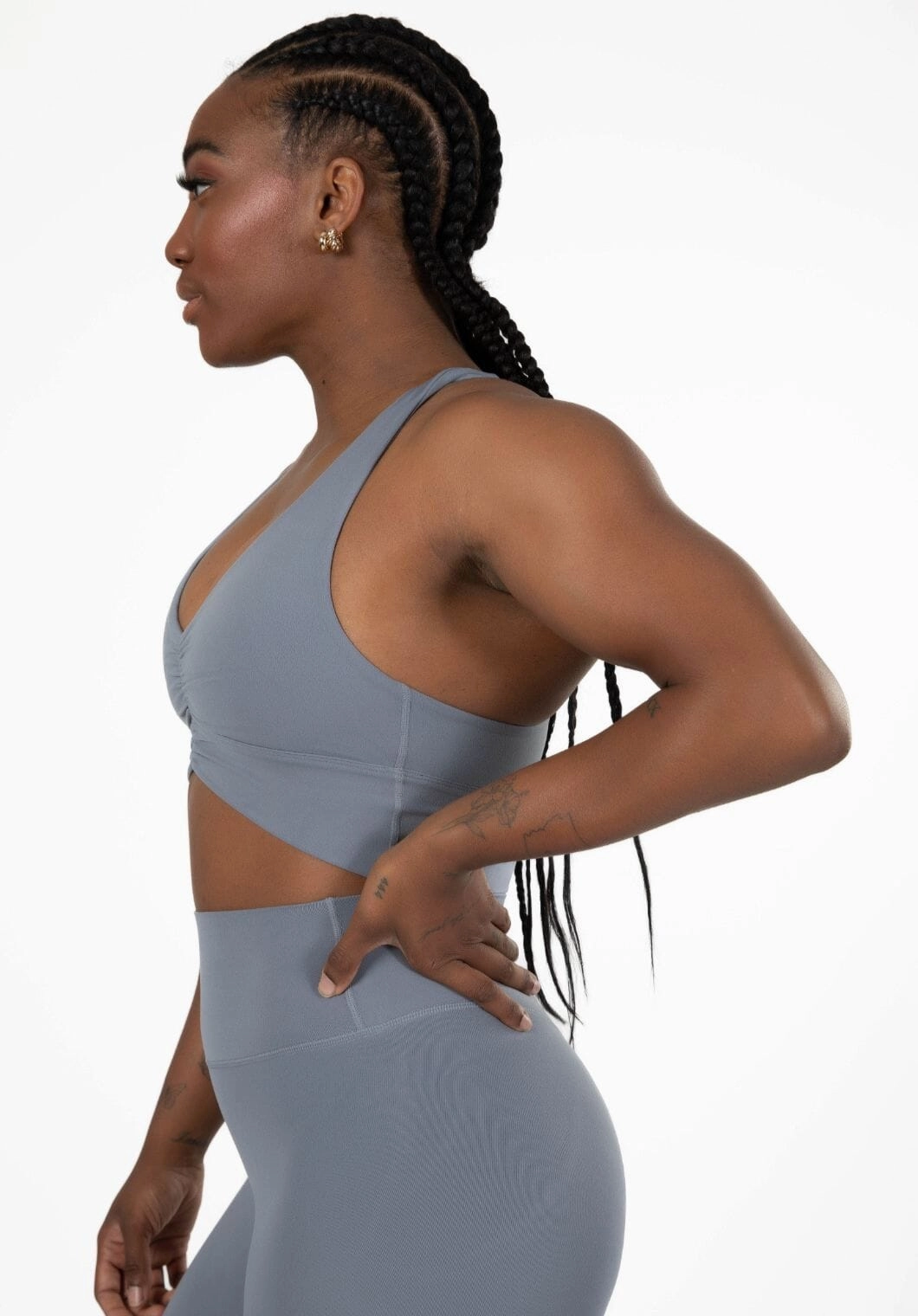 Reluna Ruched Bra Stone