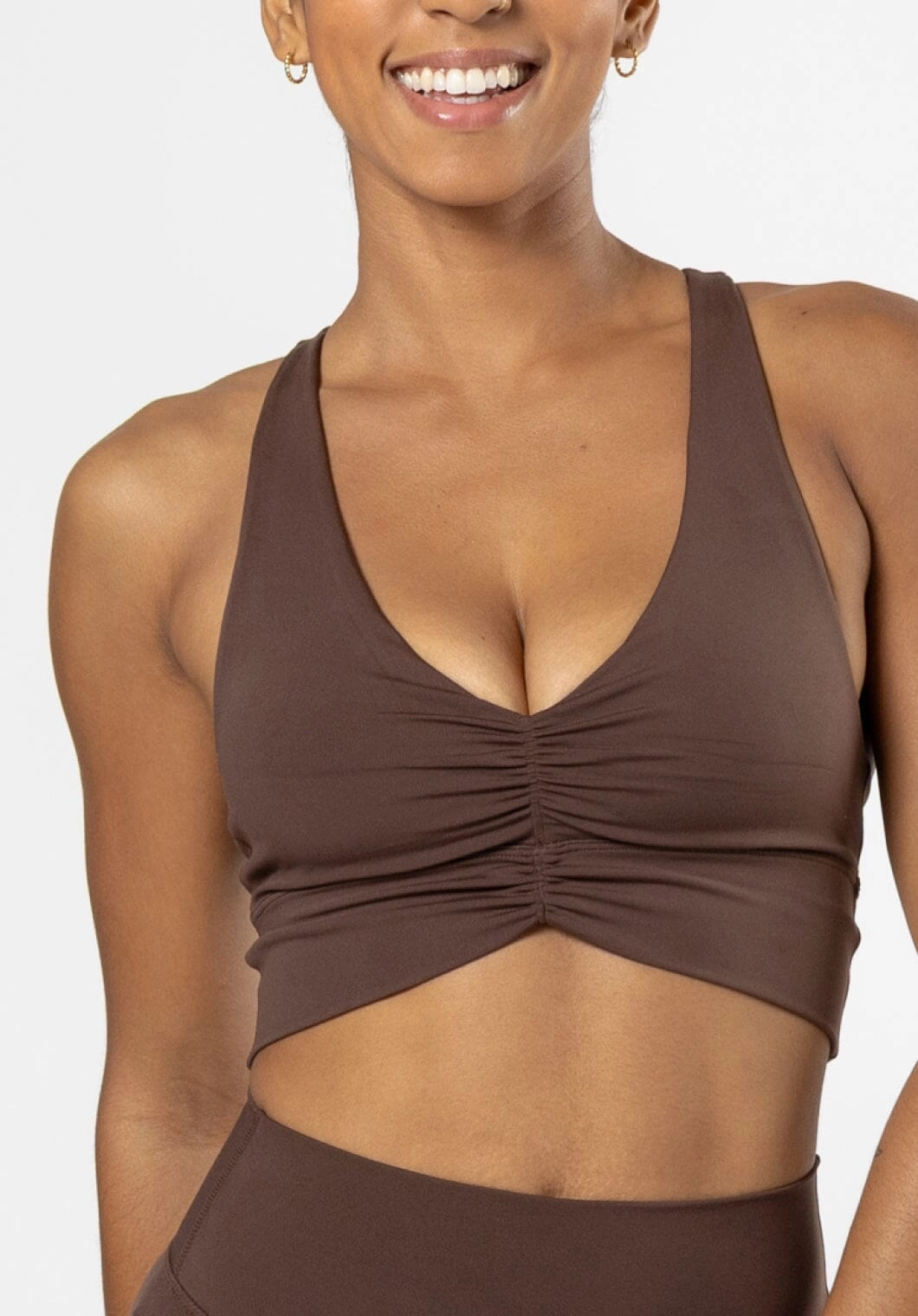 Reluna Ruched Bra Walnut