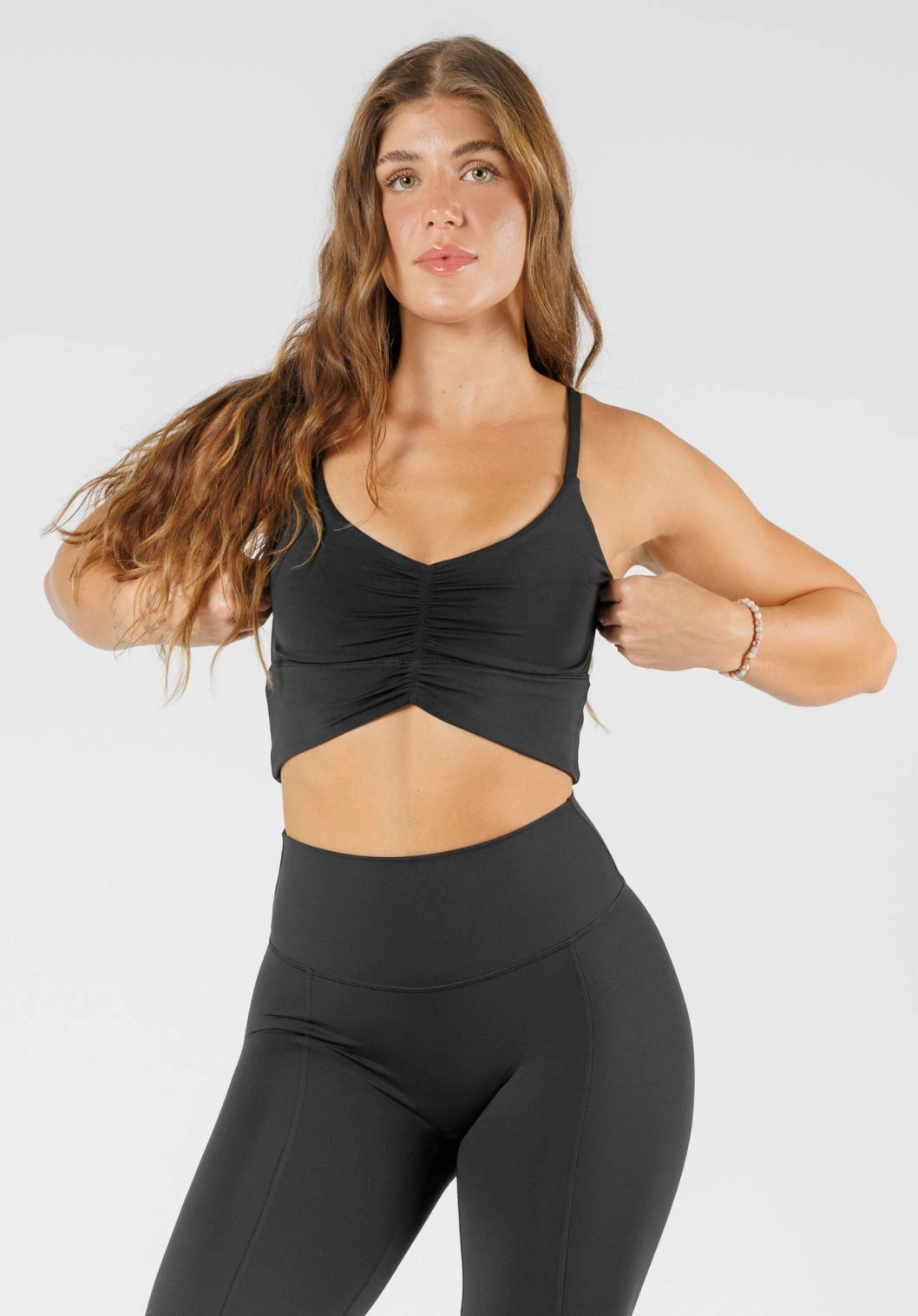 Reluna Ruched Bralette Black