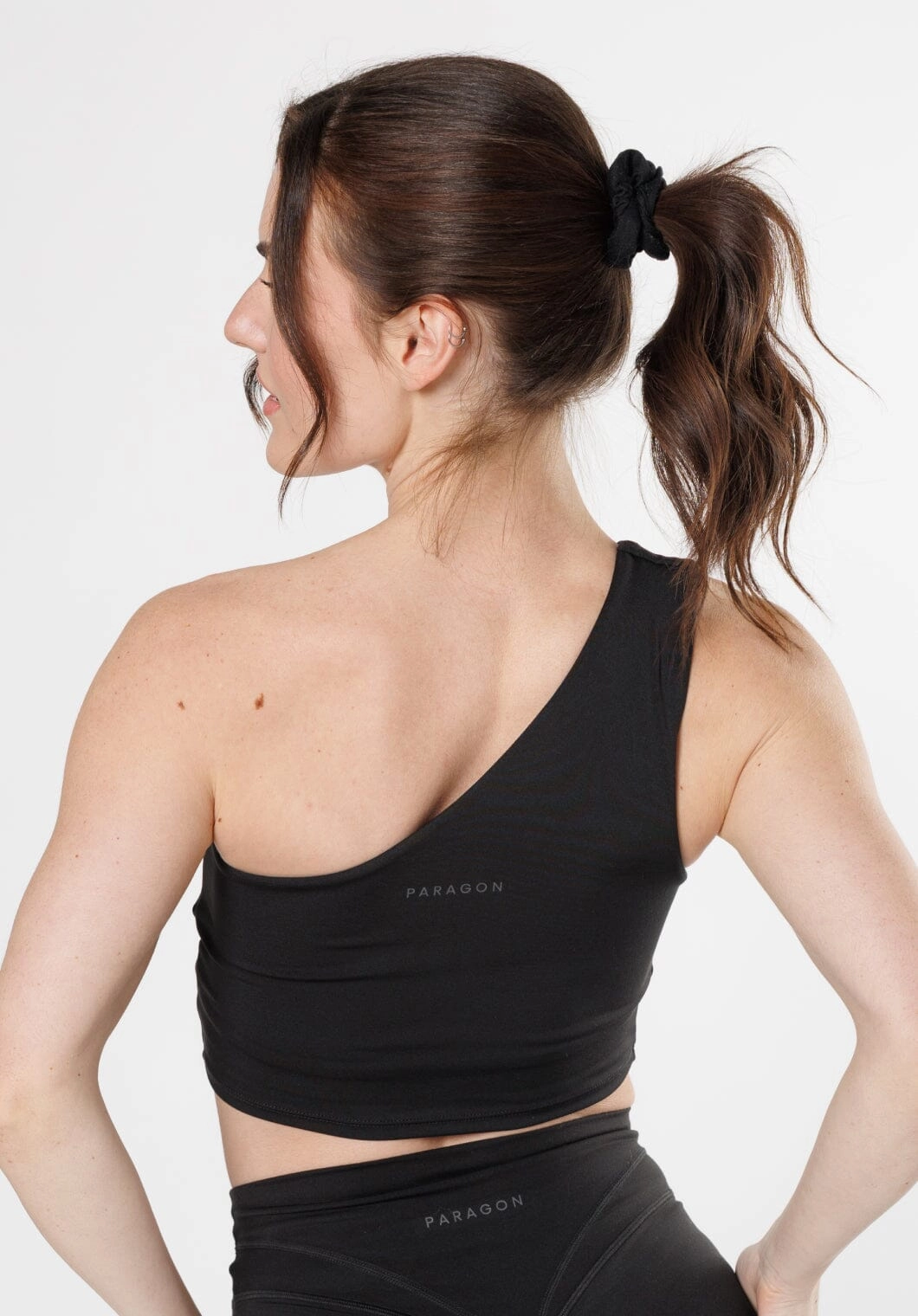 Reluna? Single Shoulder Brami Black