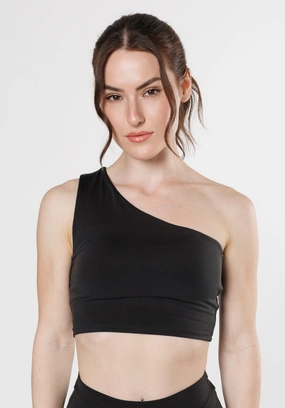 Reluna? Single Shoulder Brami Black