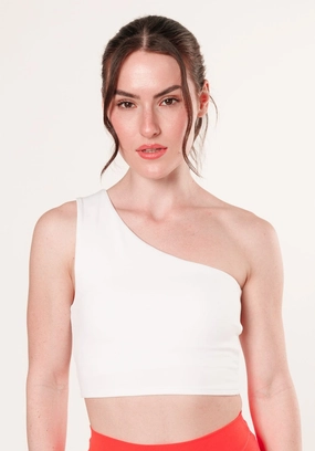 Reluna? Single Shoulder Brami White