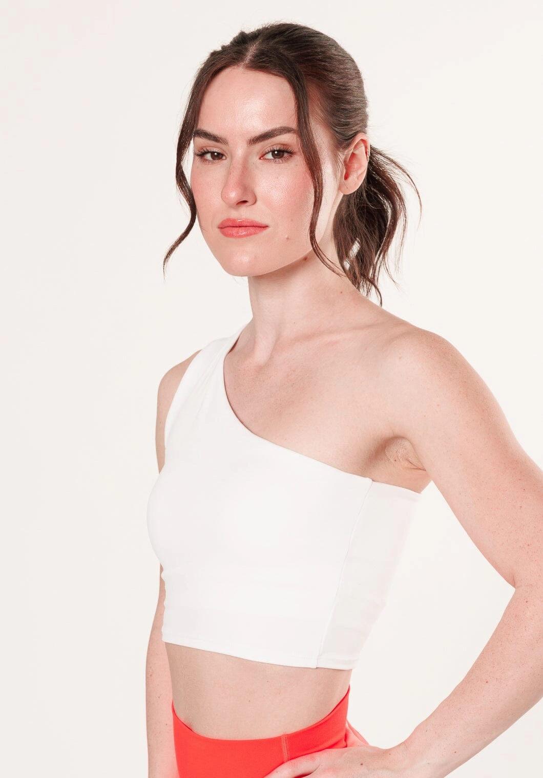 Reluna? Single Shoulder Brami White